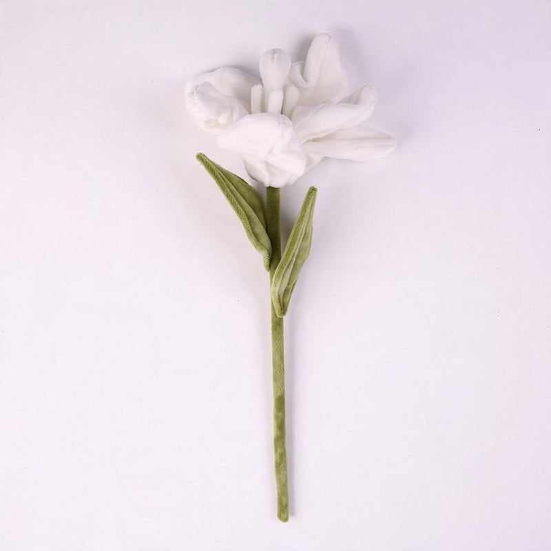 Single Stem Artificial Lily Flower, 17" Height, Faux Silk, for Home Decor, Weddings, and Events