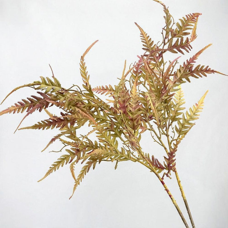 Persian Silk Artificial Foliage Bush, 35" Realistic Fake Greens for Wedding Decor & Home Styling