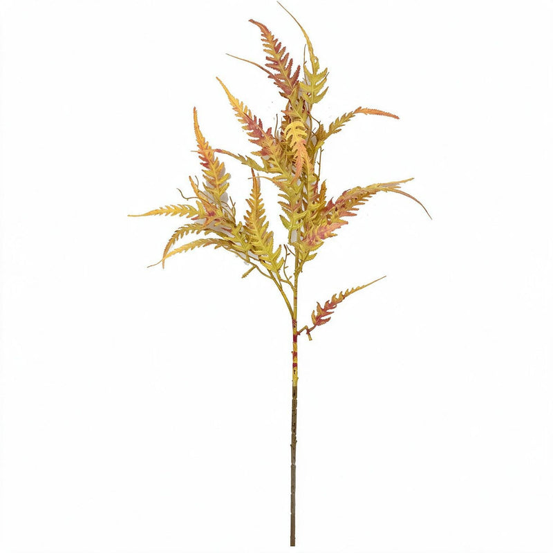 Persian Silk Artificial Foliage Bush, 35" Realistic Fake Greens for Wedding Decor & Home Styling