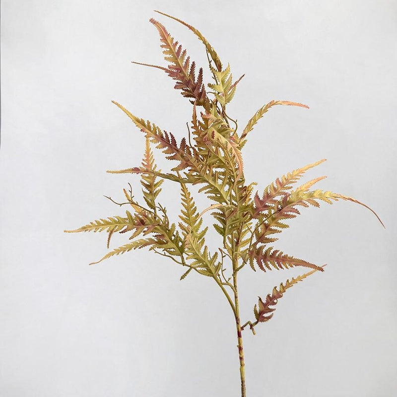 Persian Silk Artificial Foliage Bush, 35" Realistic Fake Greens for Wedding Decor & Home Styling
