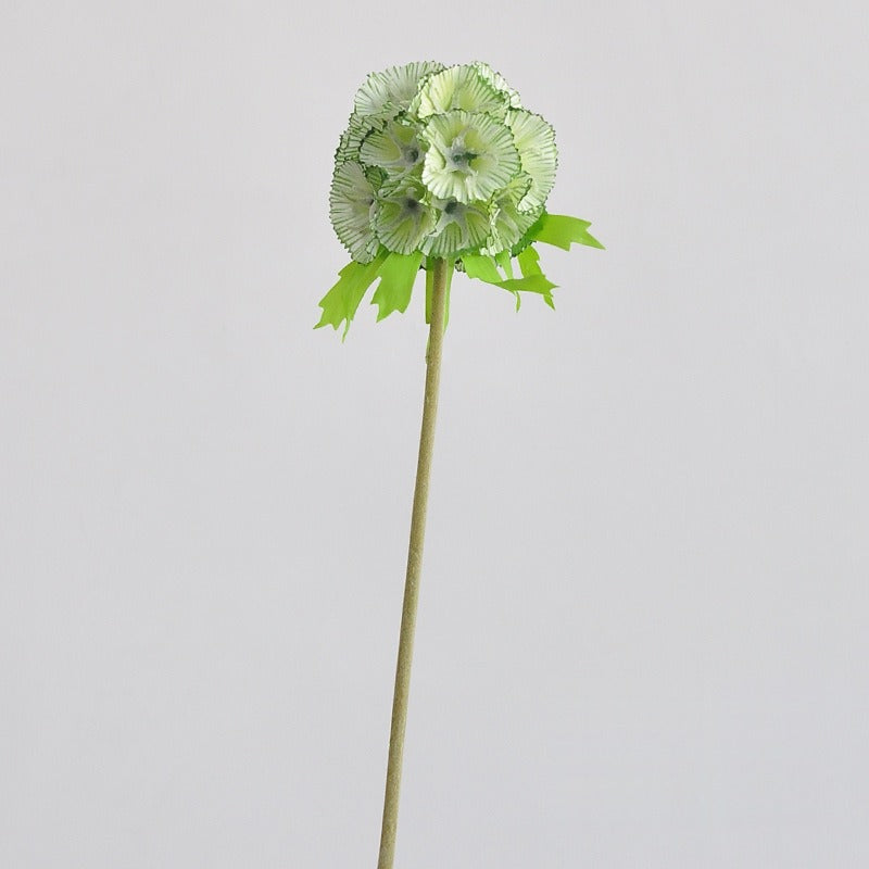 Artificial Pinwheel Flower Single Stem, One Bloom, Faux Silk-Like Fabric, for Hotel Displays, Home Decor, Window Display