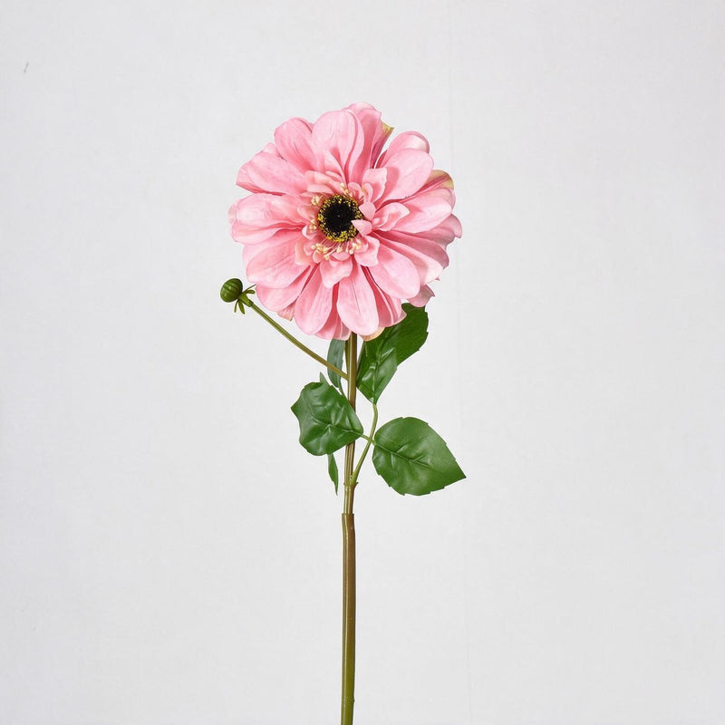 Artificial Chrysanthemum Single Stem, 1 Bloom, Faux Silk Fabric Flower for Wedding, Home Decor, Photography Props