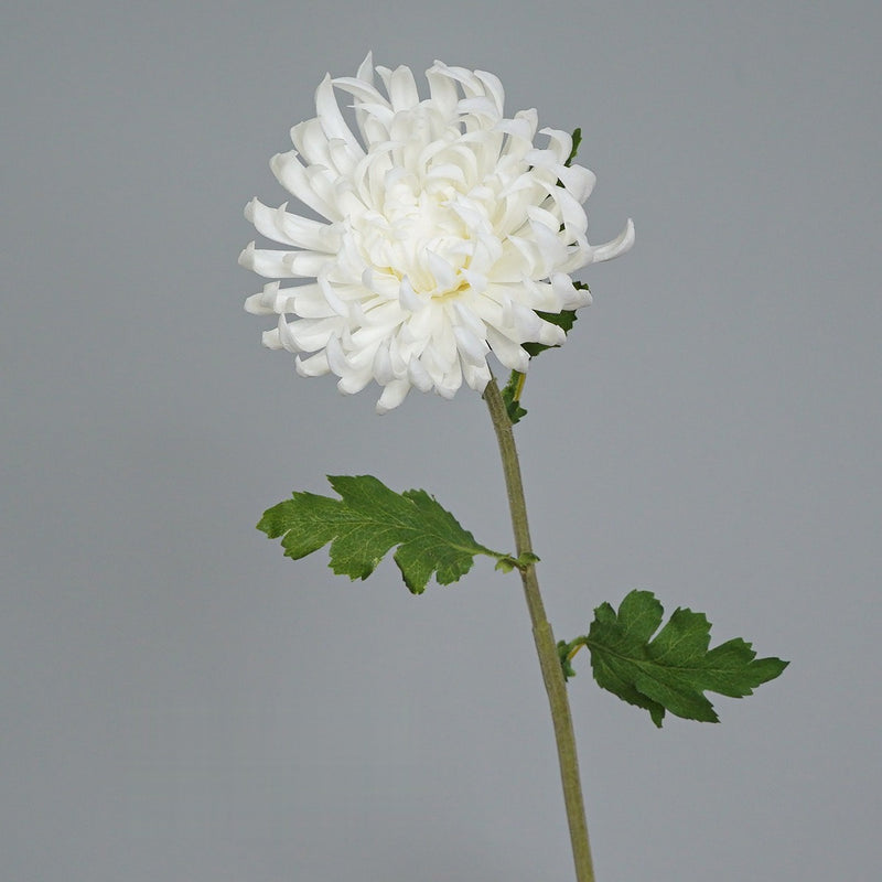 Artificial Cactus Daisy Single Stem, Vintage Autumn Tone PU Faux Flower, 23 in, for Home, Wedding & Display