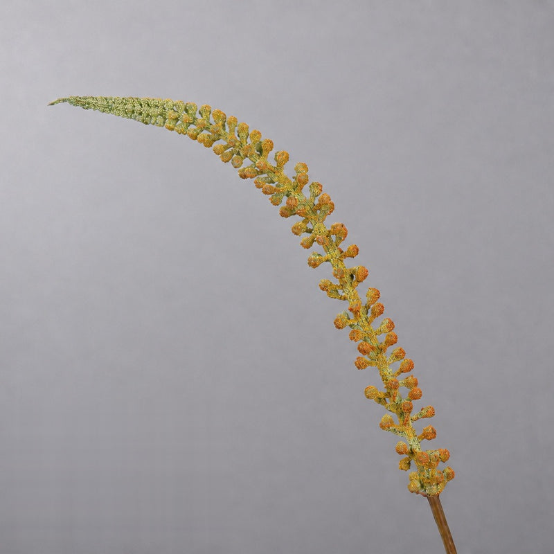 Artificial Foxtail Grass Stem, Faux Horsetail Greenery, Single Plastic Stem for Wedding, Home & Window Display