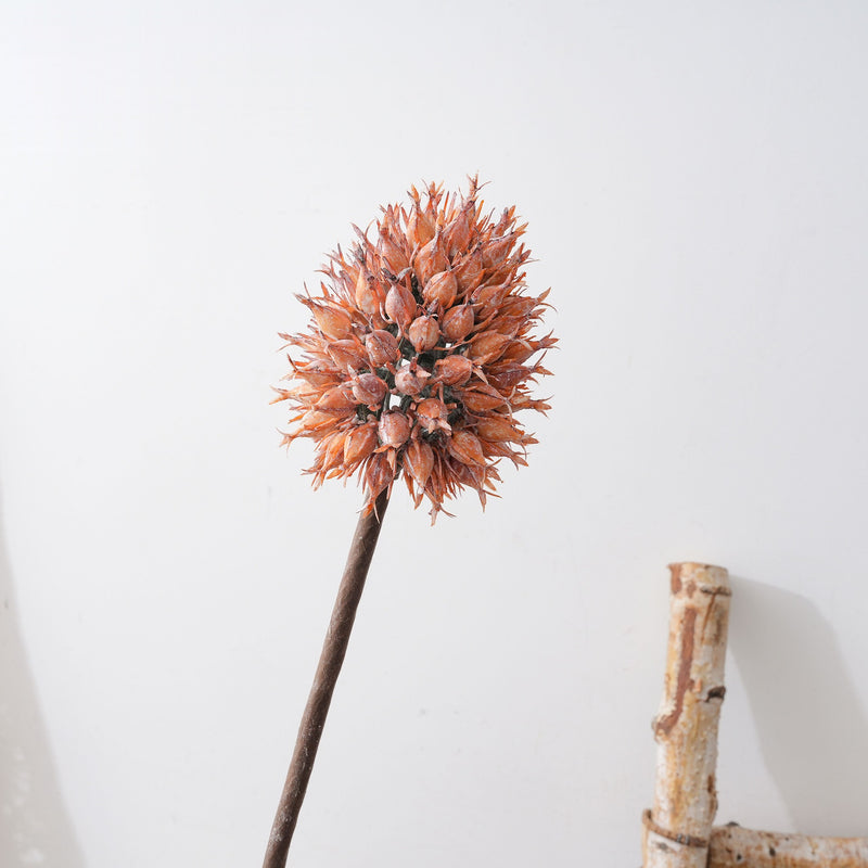 Artificial Pineapple Lily (Eucomis) Single Stem, Plastic PE/PVC Faux Greenery, Modern Ins Style for Wedding & Home Decor