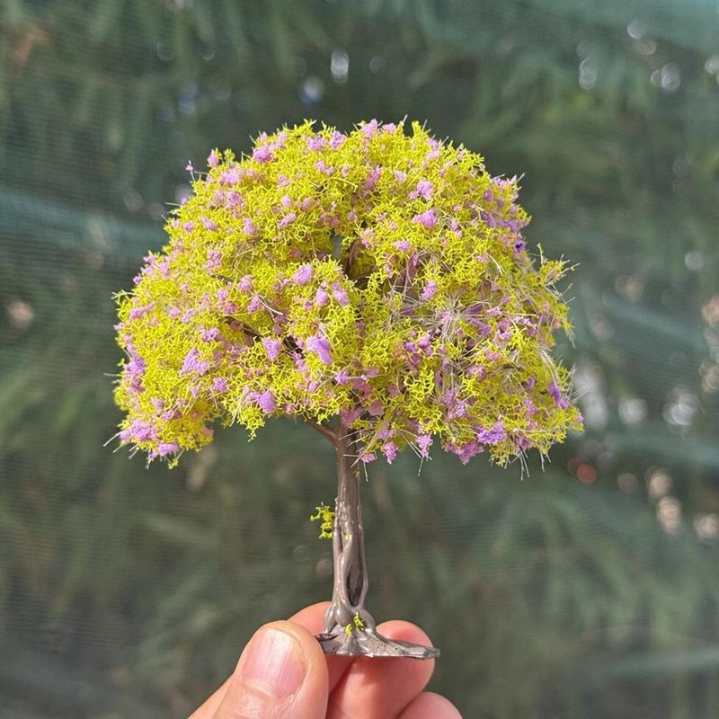 Artificial Peach Blossom Filler Bunch, Plastic Mini Cherry Blossom Tree Branch for Miniature Scenes, Window Displays, Spring Decor