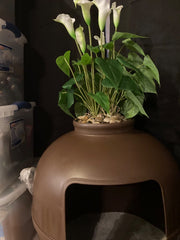 2 Pcs 17 Inch Artificial Calla Lily Bush Plants for Indoor Outdoor Decoration