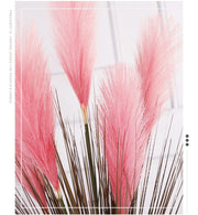 33 Inch Artificial Reed Grass 10 Pcs Faux Pampas Grass Bulk Outdoor Plants