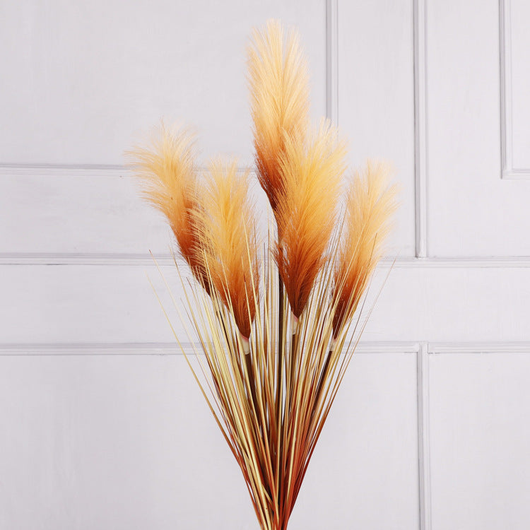 33 Inch Artificial Reed Grass 10 Pcs Faux Pampas Grass Bulk Outdoor Plants