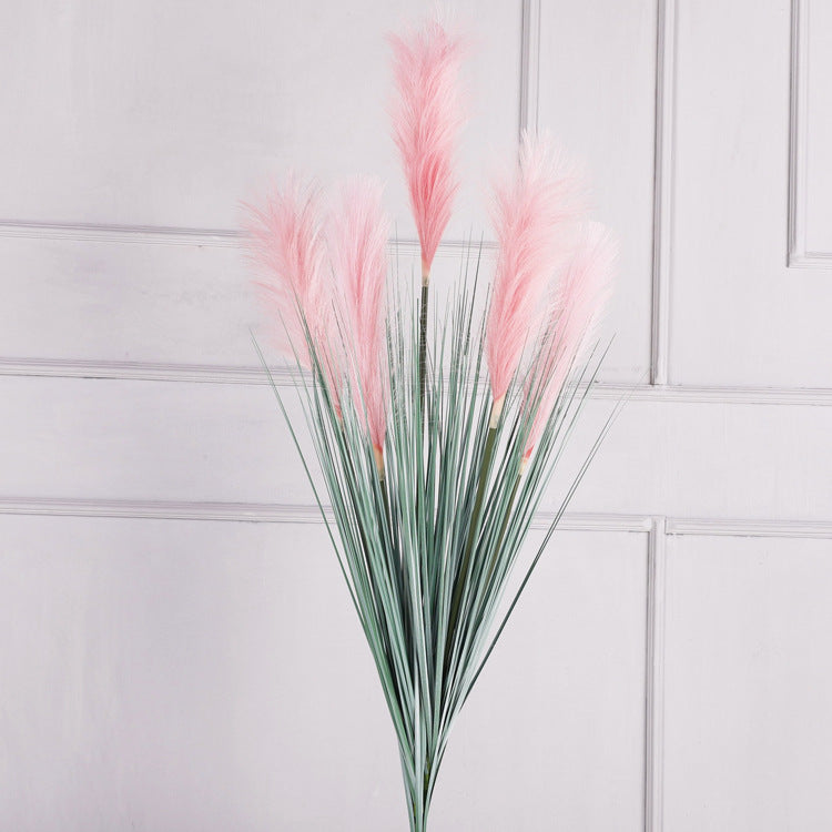 33 Inch Artificial Reed Grass 10 Pcs Faux Pampas Grass Bulk Outdoor Plants