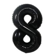 Bulk Black 40 Inch Digital Balloons for Birthday Party Anniversary Valentine's Day Wedding Supplies Scene Decor Arrangement Wholesale