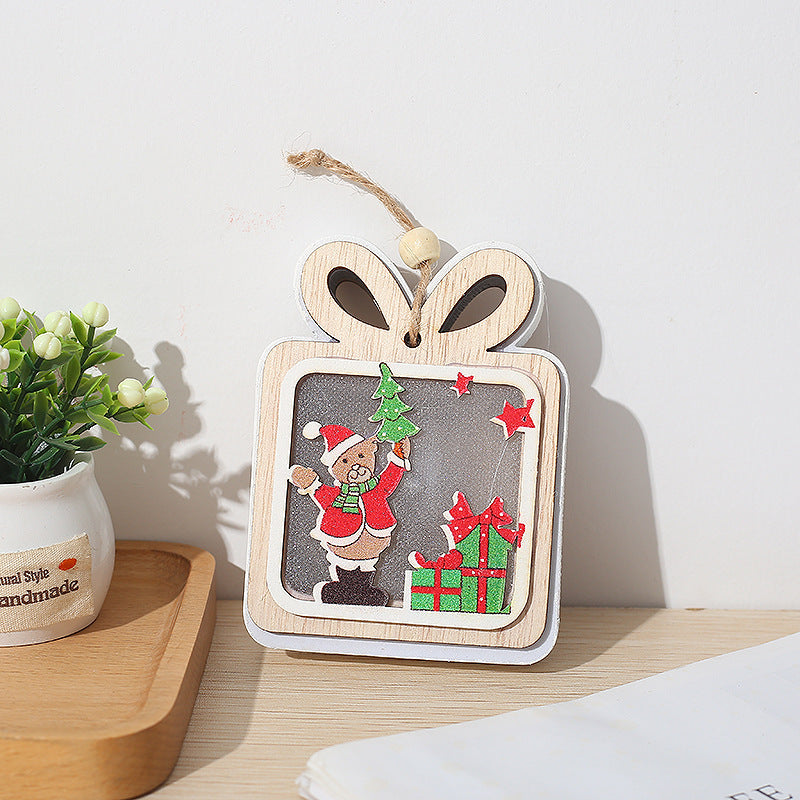 10 Pcs Christmas Tree Hanging Ornaments Set with Star, Bells, Gift Box – Holiday Craft Decorations Bulk
