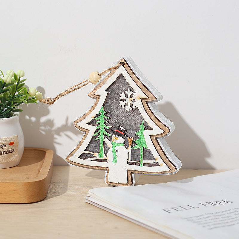 10 Pcs Christmas Tree Hanging Ornaments Set with Star, Bells, Gift Box – Holiday Craft Decorations Bulk
