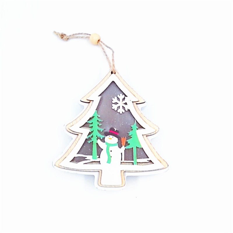 10 Pcs Christmas Tree Hanging Ornaments Set with Star, Bells, Gift Box – Holiday Craft Decorations Bulk