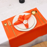 Bulk 2 pcs Satin Hollow Lace Napkins Restaurant Wedding Party Dinner Decoration Wholesale