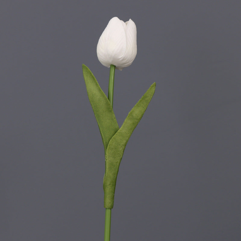 13 Inch Artificial Tulip Stems, 10 Pcs Real Touch Silk Tulips Bulk Wholesale
