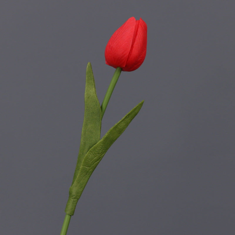 13 Inch Artificial Tulip Stems, 10 Pcs Real Touch Silk Tulips Bulk Wholesale