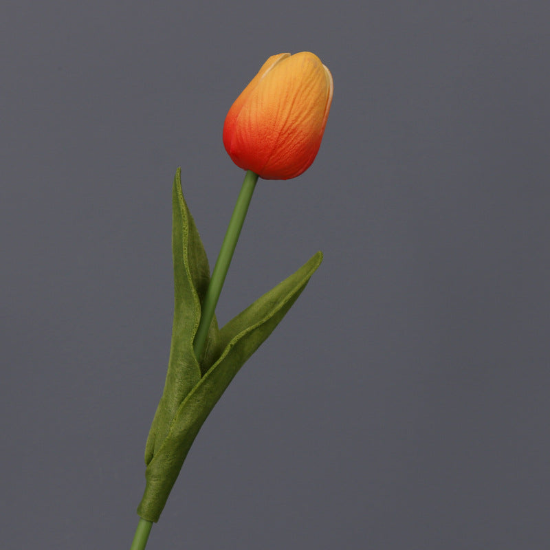 13 Inch Artificial Tulip Stems, 10 Pcs Real Touch Silk Tulips Bulk Wholesale