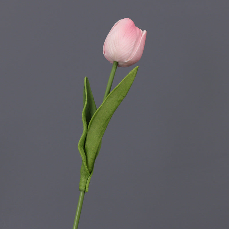 13 Inch Artificial Tulip Stems, 10 Pcs Real Touch Silk Tulips Bulk Wholesale