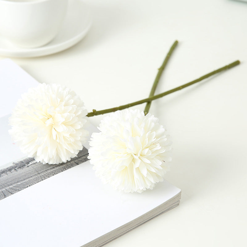 11 Inch Artificial Chrysanthemum Stems 6 Pcs Silk Flowers Bendable Stems for DIY Weddings Centerpieces Home Decor