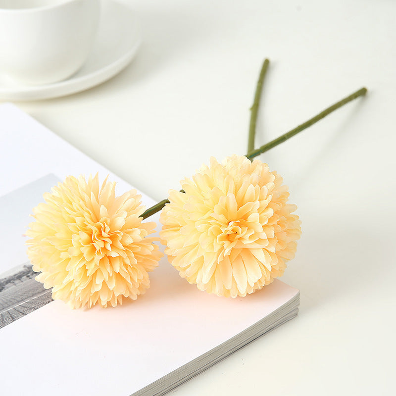 11 Inch Artificial Chrysanthemum Stems 6 Pcs Silk Flowers Bendable Stems for DIY Weddings Centerpieces Home Decor