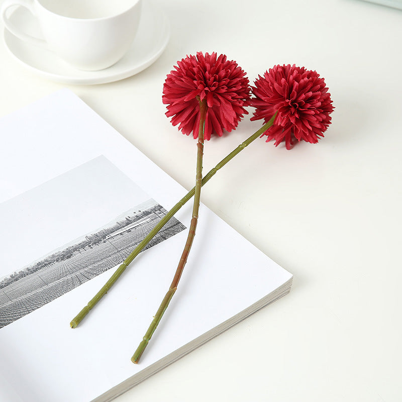 11 Inch Artificial Chrysanthemum Stems 6 Pcs Silk Flowers Bendable Stems for DIY Weddings Centerpieces Home Decor