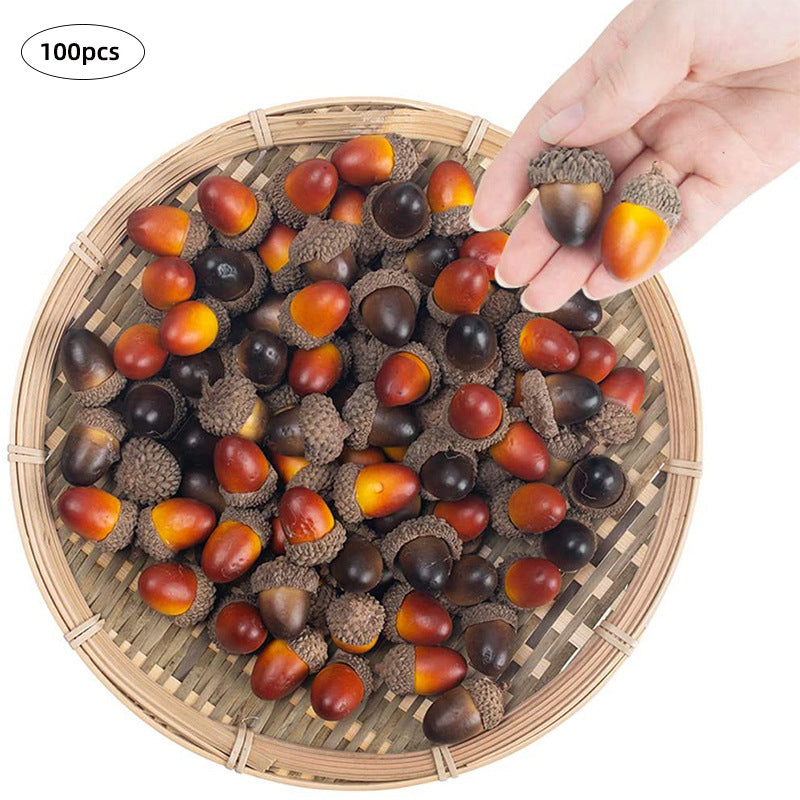 Bulk Artificial Acorns for Christmas Decor DIY Crafts Autumn Home Accents Wedding and Party Favors Photography Props Wholesale