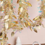 Bulk 70.8 inches Shiny Leaf Tinsel Garland for Birthday, Holiday, and Christmas Party Decorations Wholesale