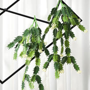 Artificial Crab Cactus Schlumbergera Bush Hanging Decoration 21 Inch Thanksgiving Cactus