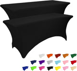 Bulk Rectangular Spandex Tablecloth for Cocktail Tables Ideal for Parties Weddings Banquets and Festive Events Wholesale