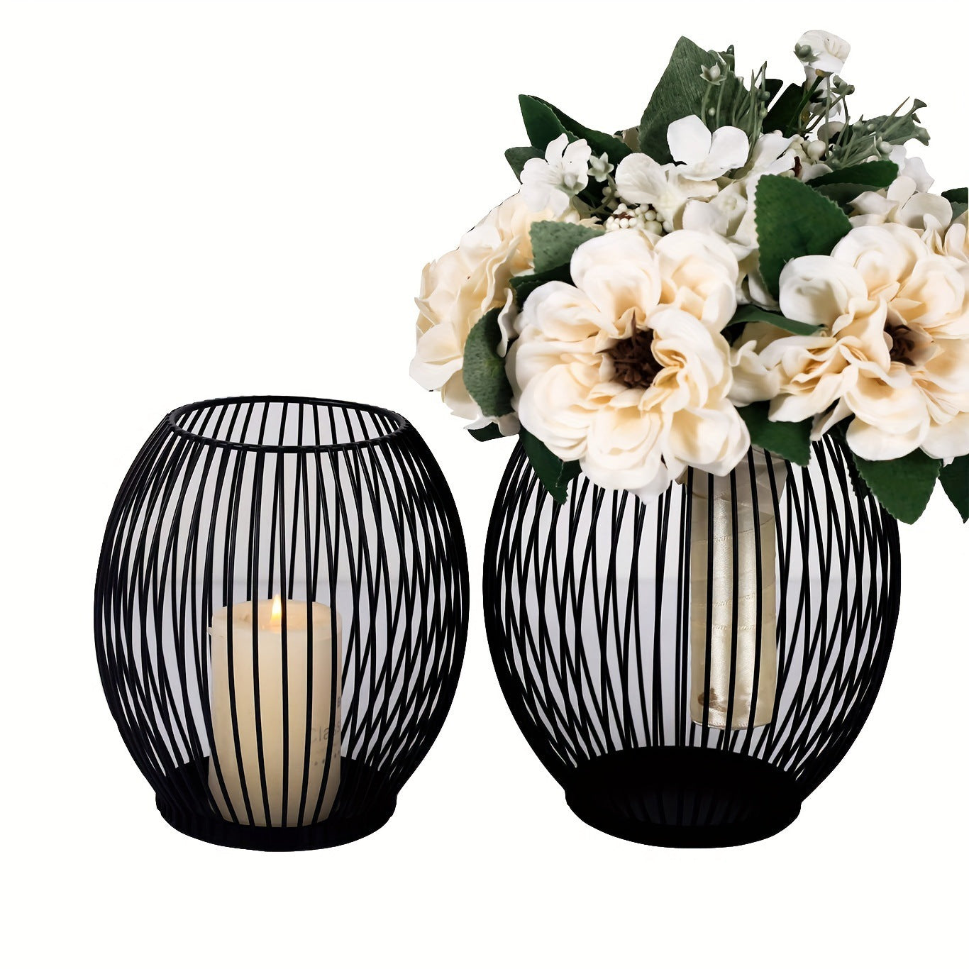 Bulk Black Metal Candle Holders for Indoor Outdoor Events Parties Home and Wedding Decorations Wholesale