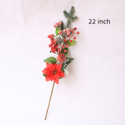 Christmas Rattan Tabletop Decoration Cuttings Artificial Holiday Decor