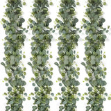 Bulk 2 Pack Eucalyptus Garland 5.91 Ft Artificial Greenery Garland Vines for Wedding Party Home Table Decor Wholesale