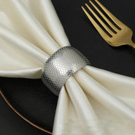 1.8 Inch Drum-Shaped Napkin Rings - Round Design for Wedding & Party Decor, Fits Cloth/Paper Napkins