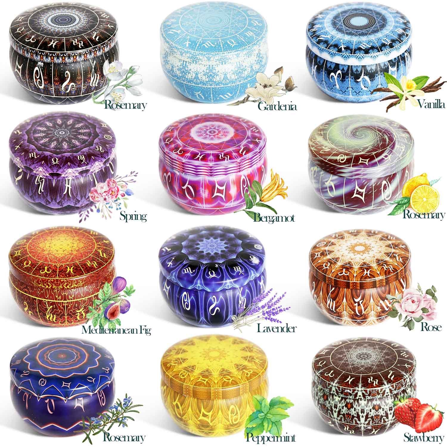 Bulk 12 Pack Long Lasting Soy Wax Smokeless Scented Candles for Creating a Romantic Atmosphere Birthday Gifts Home Decor Wholesale