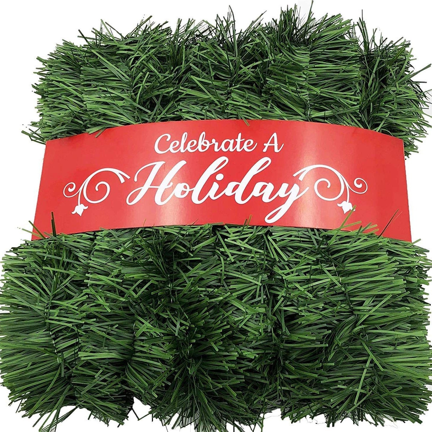 Bulk 50 Ft Christmas Garland Soft Green Artificial Garland for Indoor/Outdoor Holiday Home & Garden Christmas Decorations Wholesale