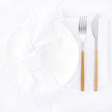 Bulk 10pcs Cotton Cloth Napkins with Fringe for Dinner Hotel Wedding Birthday Banquet Party Tea Dinner Napkin Wholesale