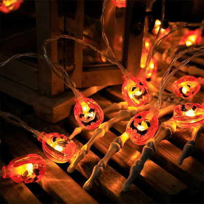 Bulk Halloween Decor Waterproof LED Pumpkin Lights Battery Powered Flickering Orange Pumpkins for Indoor and Outdoor Party Decorations Wholesale