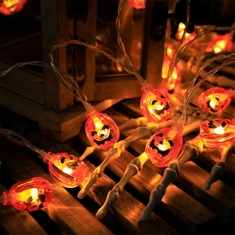 Bulk Halloween Decor Waterproof LED Pumpkin Lights Battery Powered Flickering Orange Pumpkins for Indoor and Outdoor Party Decorations Wholesale