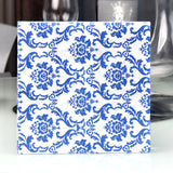Bulk 2 Packs Blue Flower Paper Napkins Wedding Party Easter Reception Table Decoration Disposable Dustless Tissues Wholesale