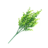 Bulk 8 Bundles Artificial Boxwood Bush UV Resistant Faux Plants for Garden Home Wedding Patio Decor Wholesale