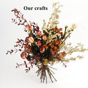 Dried Rose Flowers for Crafts DIY Bulk Quantity Natural Color