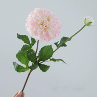 2 - Head Artificial Dahlia Flowers - 29.5 Inch Home/Wedding Decor