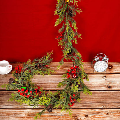 2 - Pack 67 - Inch Artificial Christmas Pine Conifer Garland Decor