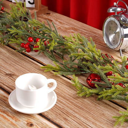 2 - Pack 67 - Inch Artificial Christmas Pine Conifer Garland Decor