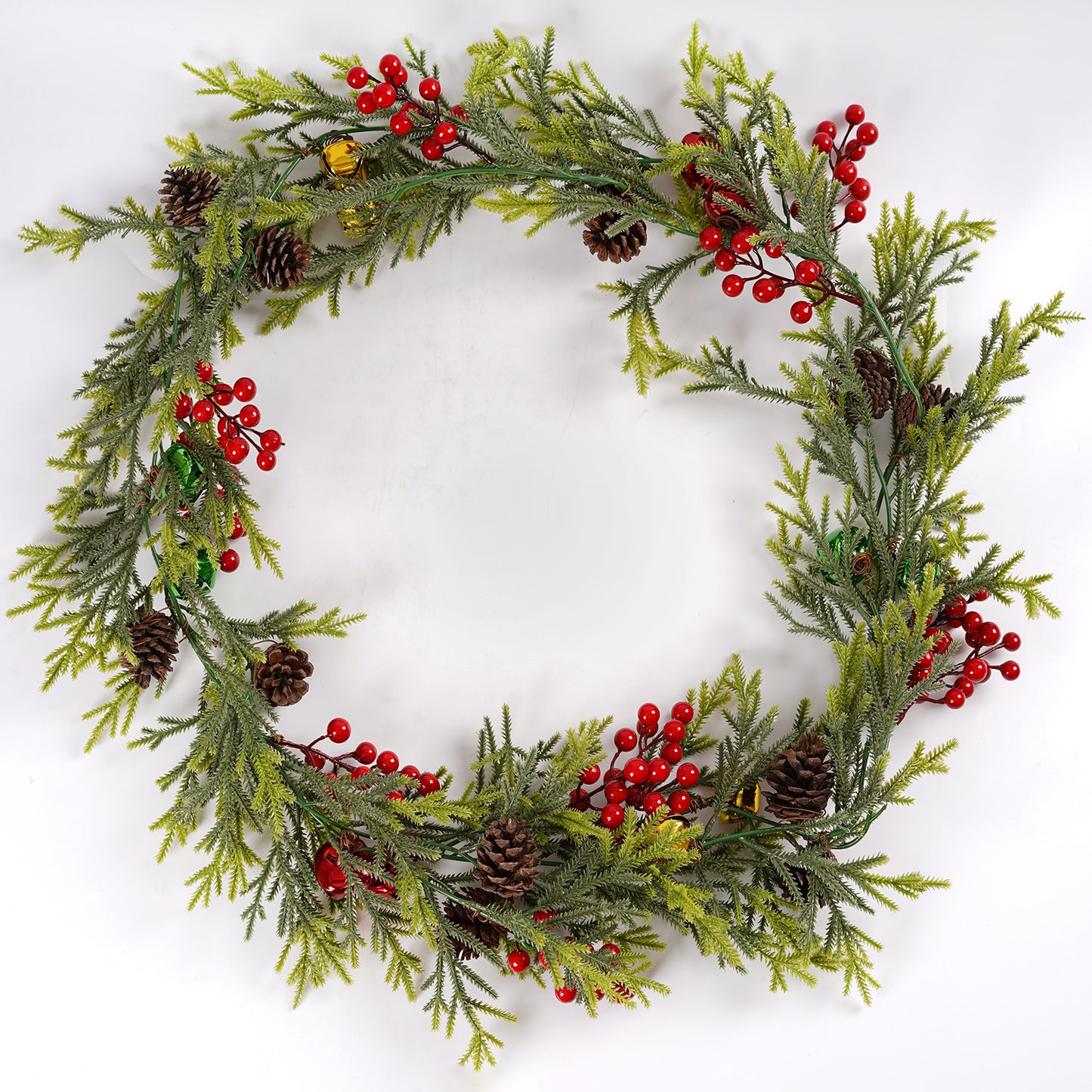 2 - Pack 67 - Inch Artificial Christmas Pine Conifer Garland Decor