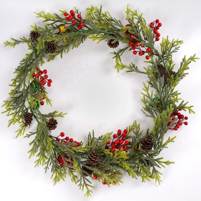 2 - Pack 67 - Inch Artificial Christmas Pine Conifer Garland Decor