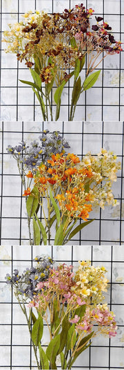 Artificial Daphne Odora Autumn Flower Stem with Foliage 27 Inch Rustic Cottage Style Bulk Quantity