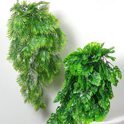 2.6FT Artificial Palm Ferns Garland Hanging Greenery Plants Tropical Leaves Bulk Wholesale