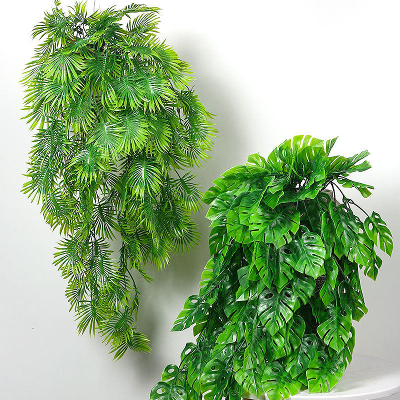 2.6FT Artificial Palm Ferns Garland Hanging Greenery Plants Tropical Leaves Bulk Wholesale